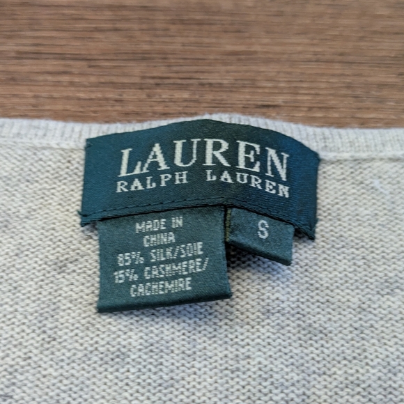 NWT Ralph Lauren Silk Cashmere Tank Top Sz Small - Picture 4 of 13